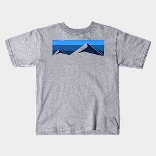 Winter Mountain Angles Kids T-Shirt